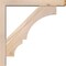 Ekena Millwork Balboa Block Smooth Bracket w/ Offset Brace, Douglas Fir, 3 1/2"W x 18"D x 18"H BKT0402X18X18BOA05SDF - alternate 4